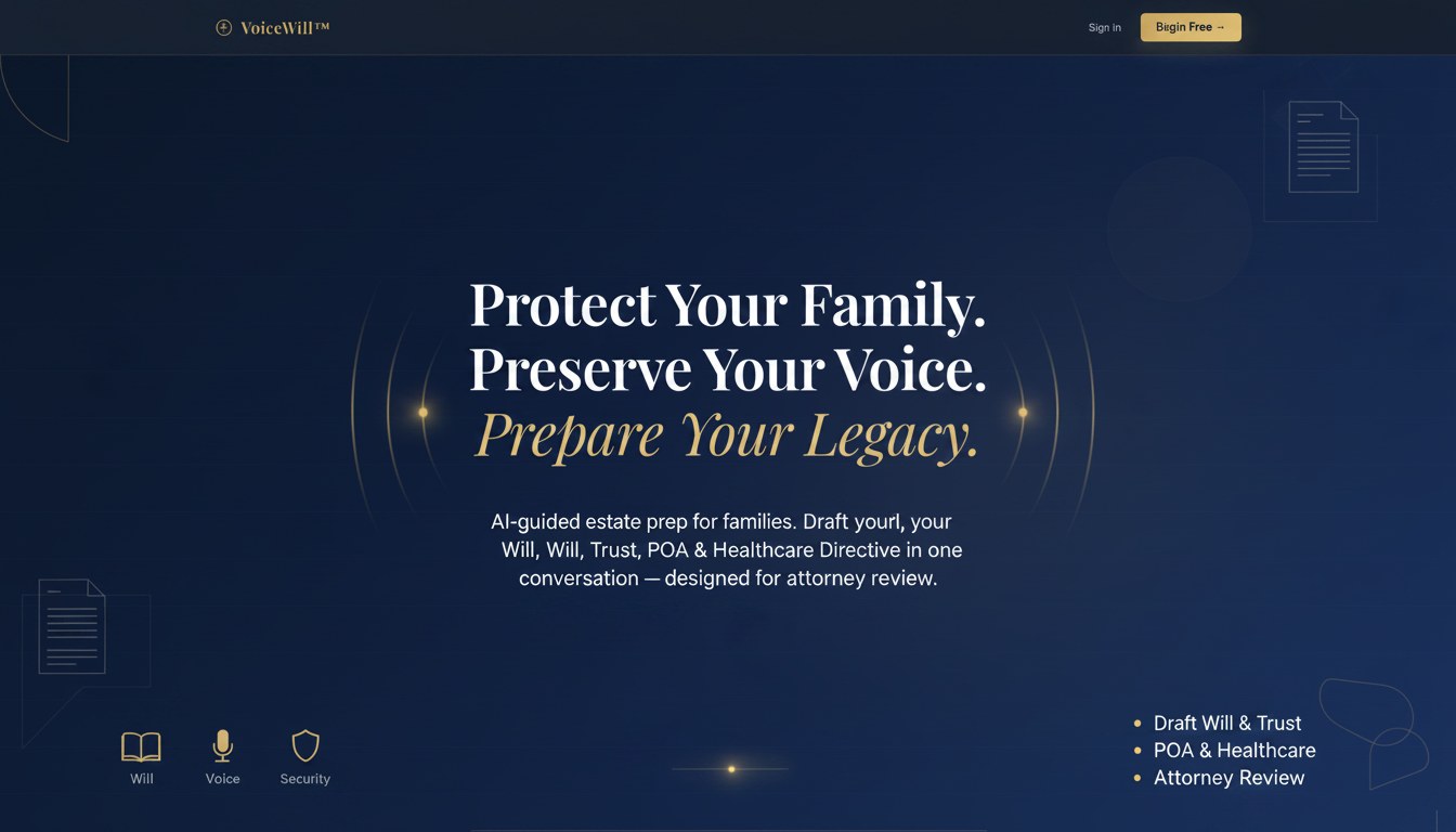 voicewill.app project screenshot